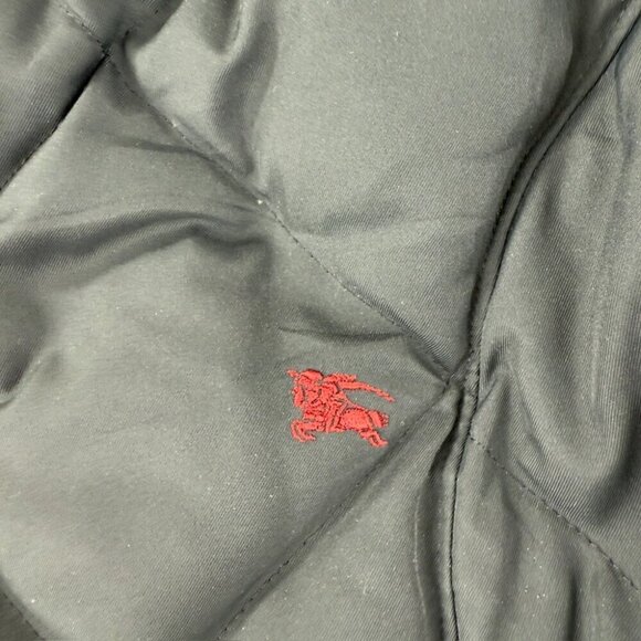 Burberry Black Puffer Jacket With Hood Women’s Size 160A (Small) - Picture 11 of 14